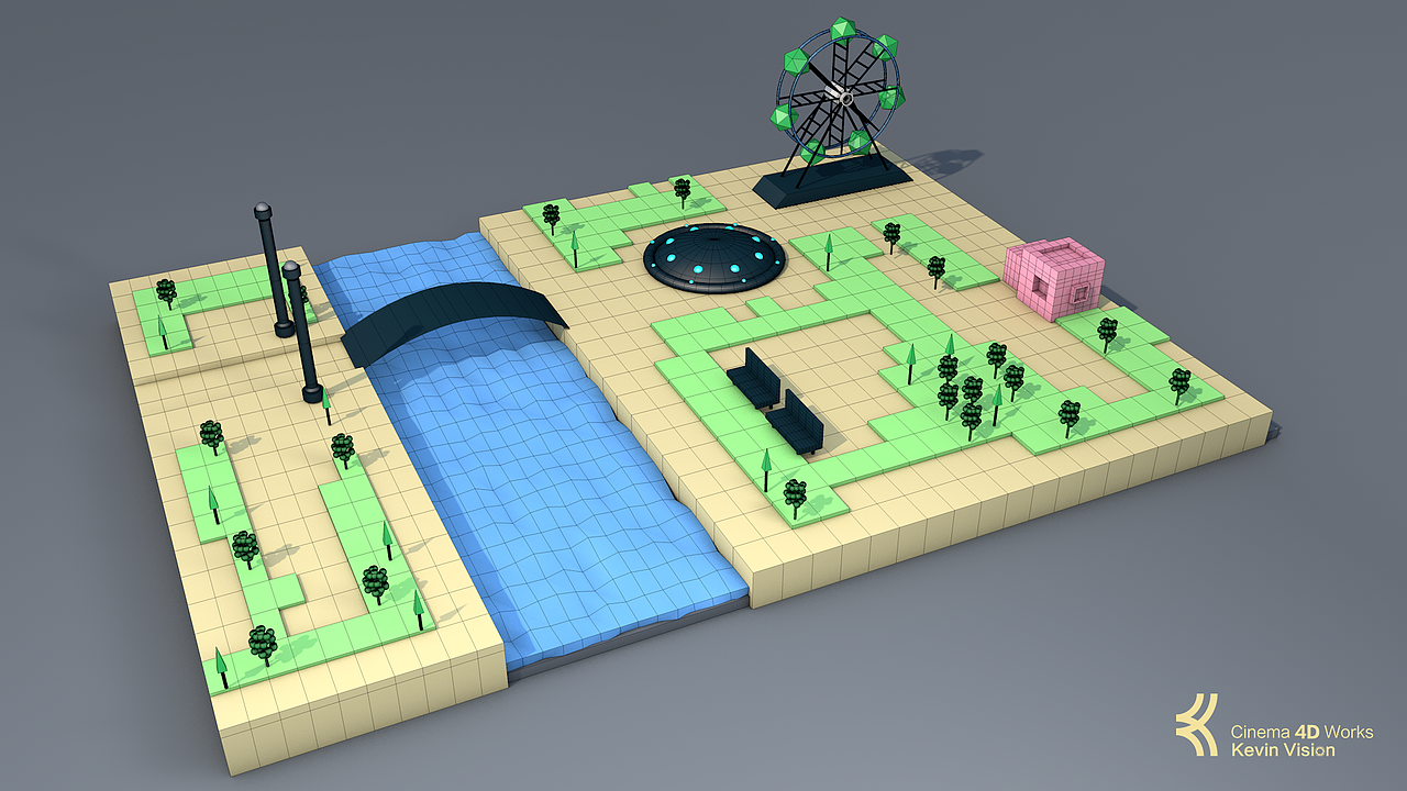 【C4D】日常练习作品集（一）（图ZMTE4MjA3OTEy） - 场景 - 站酷设计师创意猎人原创素材 - 站酷ZCOOL