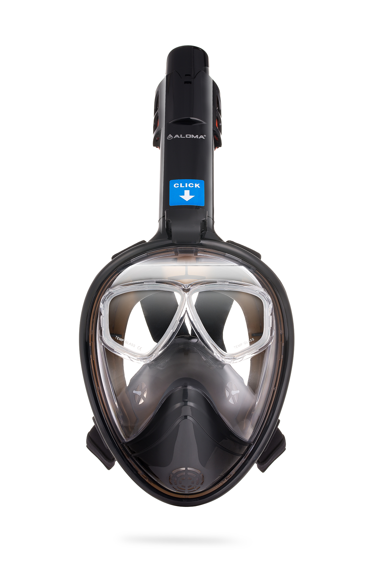 电镀材质潜水面罩拍摄