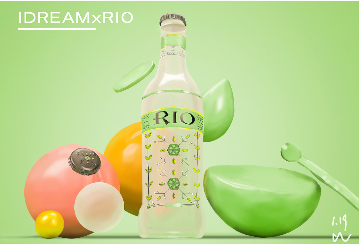 RIO海报临摹练习（图ZMTk5ODQ4ODAw） - 创作习作 - 站酷设计师一只白阳原创素材 - 站酷ZCOOL