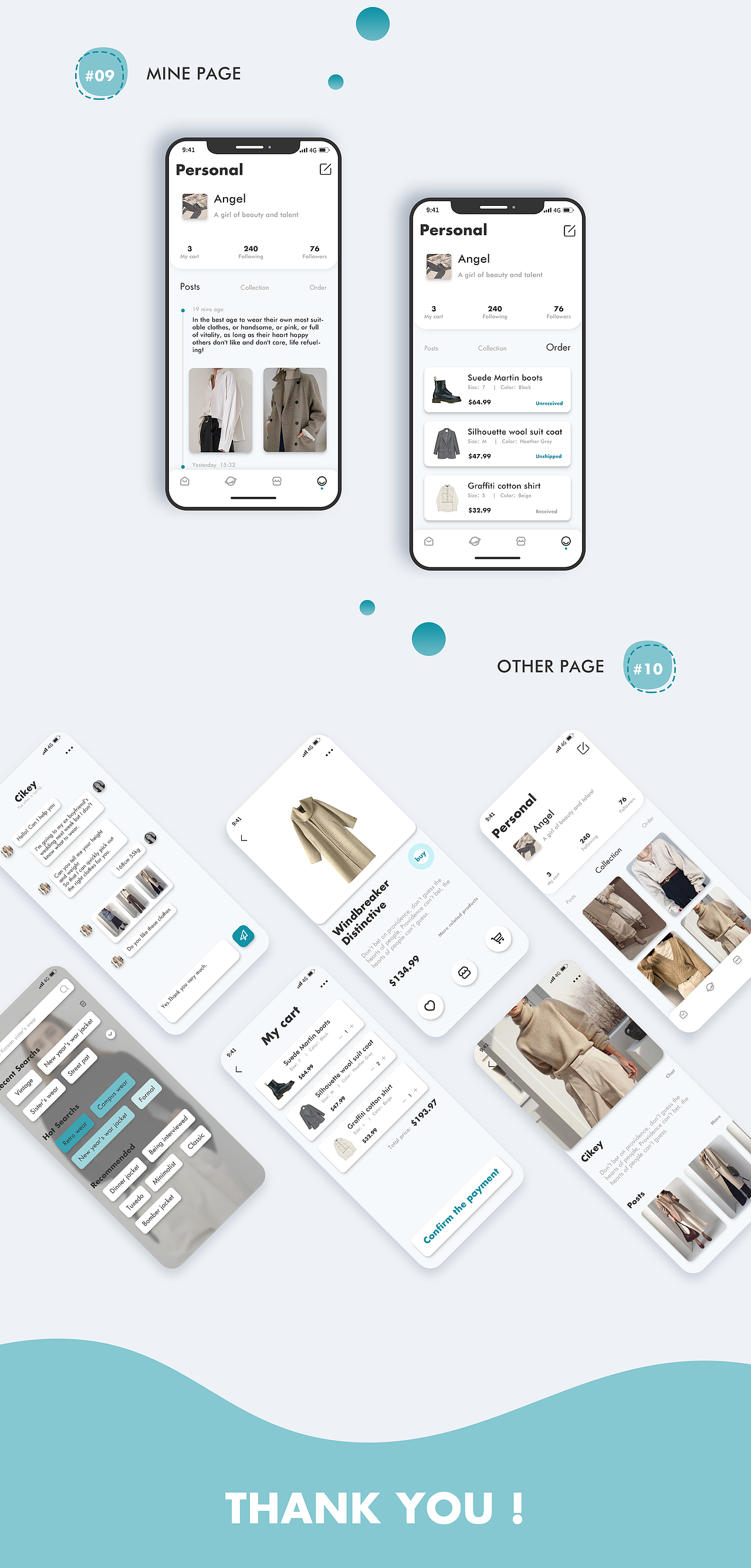 For You | 时尚穿搭APP（图ZMjAxNzMxNTE2） - APP界面 - 站酷设计师程小白zz原创素材 - 站酷ZCOOL