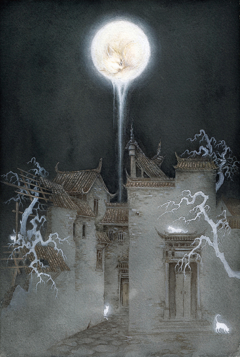 【中国百鬼·合集一】烛阴、傒囊、虬褫·····（图ZNDAwNDQyODQ=） - 其他 - 站酷设计师画师杉泽原创素材 - 站酷ZCOOL