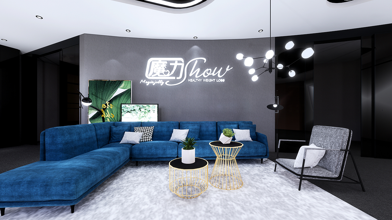 南京潮男集团办公室装修（图ZMjM3MDYxNjA0） - 家装设计 - 站酷设计师史椿椿原创素材 - 站酷ZCOOL