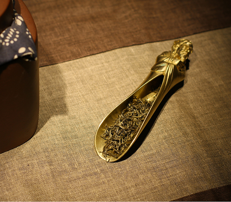 原创达摩茶则手工实心全铜（图ZODY0OTgyMjg=） - 其他手工艺 - 站酷设计师沐焱堂原创素材 - 站酷ZCOOL