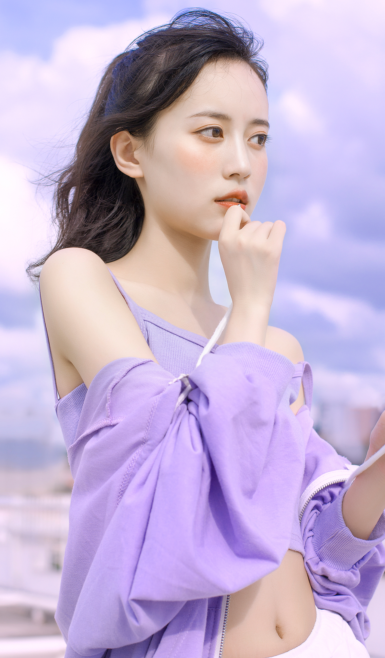 葡萄味的夏天🍇（图ZMjEyMzgxMDQ0） - 人像摄影 - 站酷设计师花海里的猫原创素材 - 站酷ZCOOL