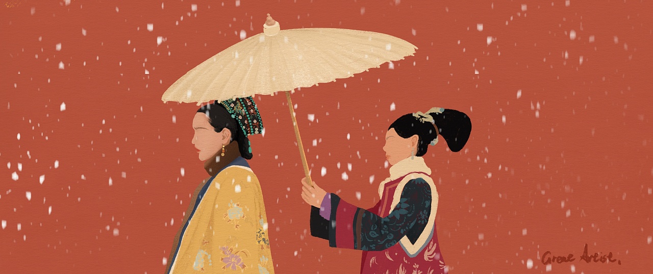 【如懿传】人物剧情插画|插画|创作习作|greatartist1 - 原创作品