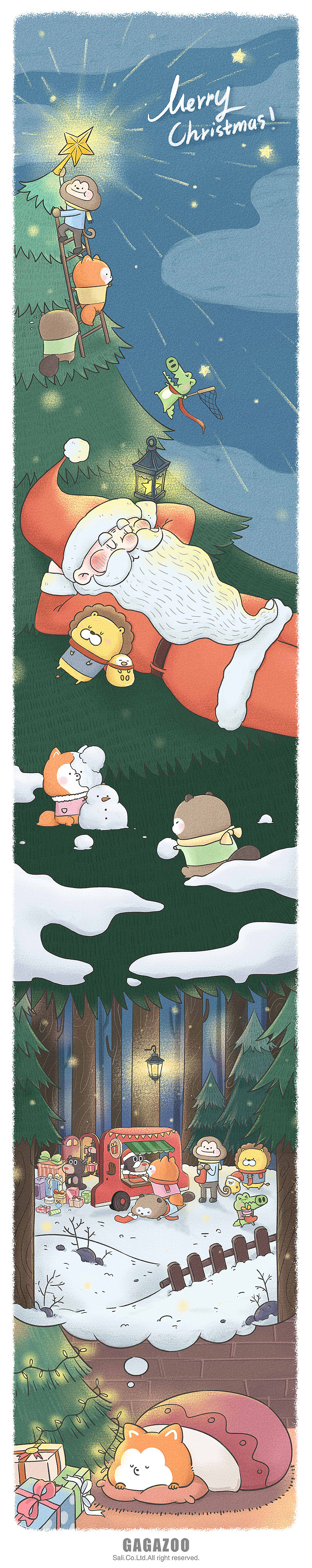 一起生蛋！一起party！Merry Xmas!!（图ZMTAwODE3MTA4） - 儿童插画 - 站酷设计师仨力原创素材 - 站酷ZCOOL