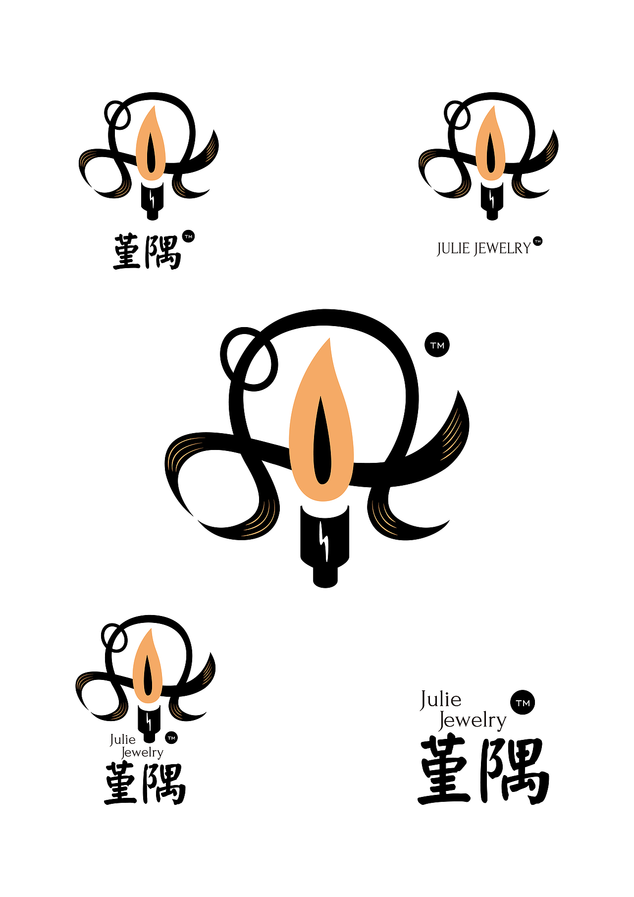 给一家定制首饰店做的LOGO（图ZNTAwNzY0OTY=） - Logo - 站酷设计师VoodooKaka原创素材 - 站酷ZCOOL