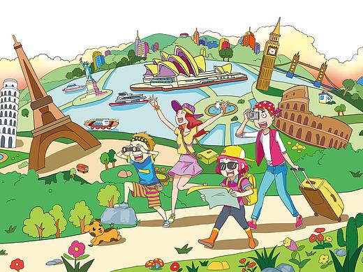 旅游圖書封面（個(gè)人主頁(yè)-ZMjg5ODc4OTY=） - 商業(yè)插畫 - 站酷設(shè)計(jì)師00AK00原創(chuàng)素材 - 站酷ZCOOL