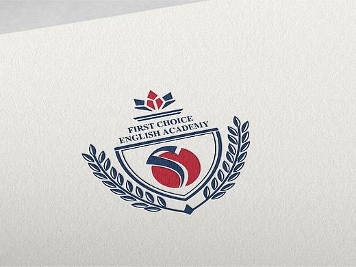 超优国际语言学校logo设计