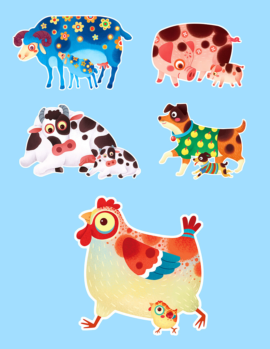 婴幼儿启蒙拼图《小动物》