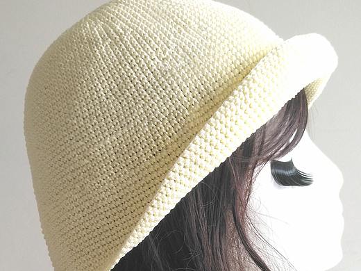 手工遮阳帽短檐净版经典小白帽儿童男女春秋太阳帽