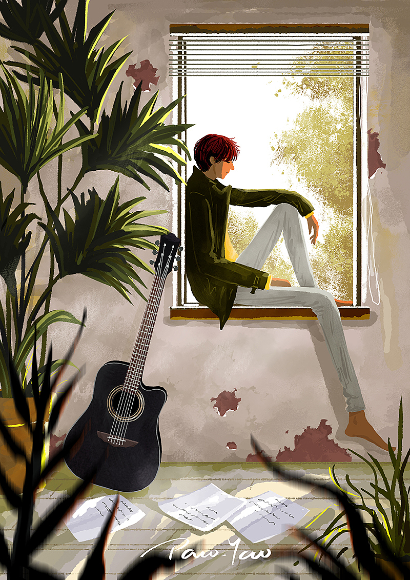 宅家的时光(9图)（图ZMjAxNTE2NjY0） - 创作习作 - 站酷设计师Paco_Yao原创素材 - 站酷ZCOOL