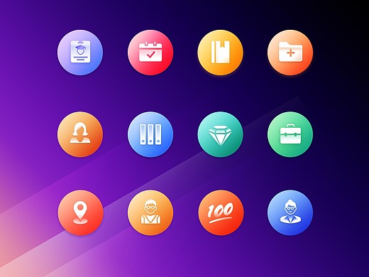 一个app的内页图标设计