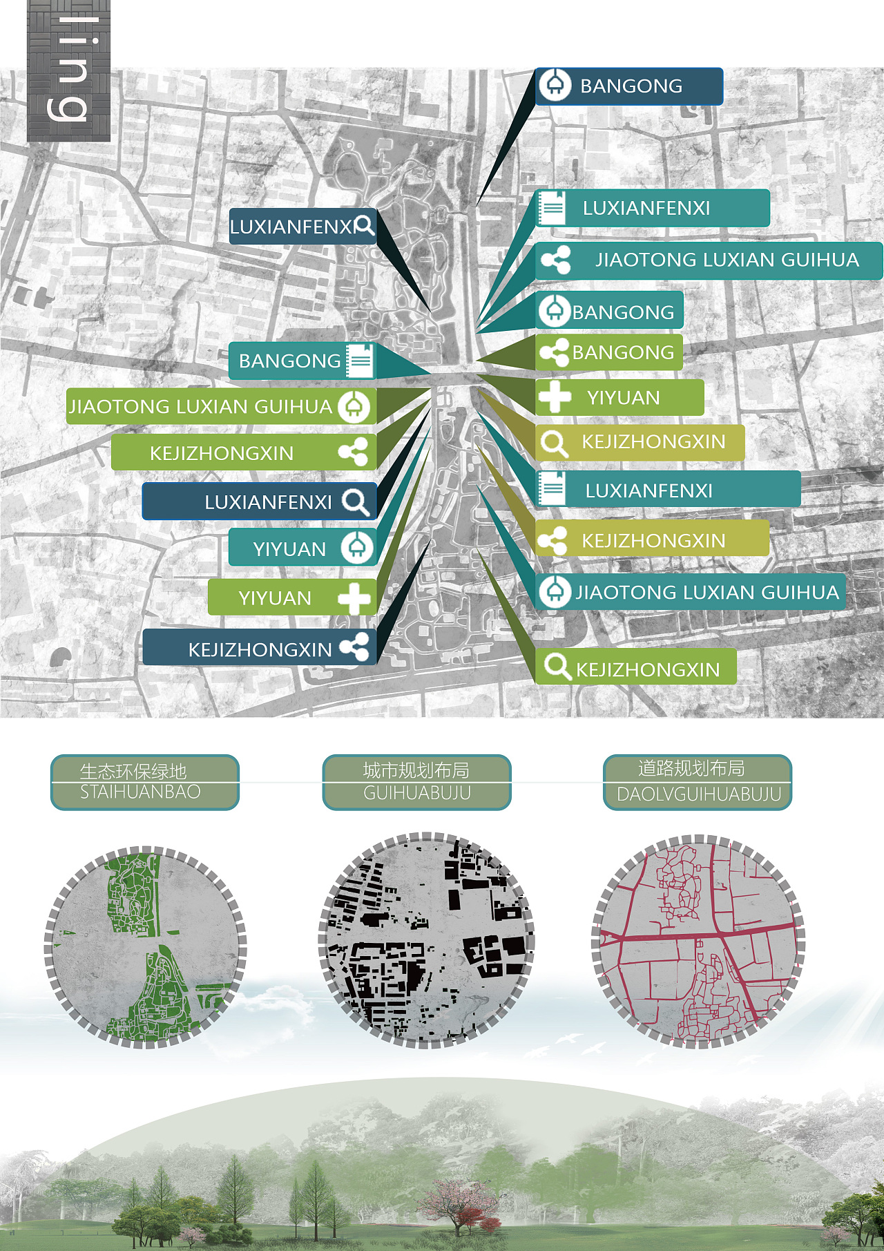 分析图作品集展板设计