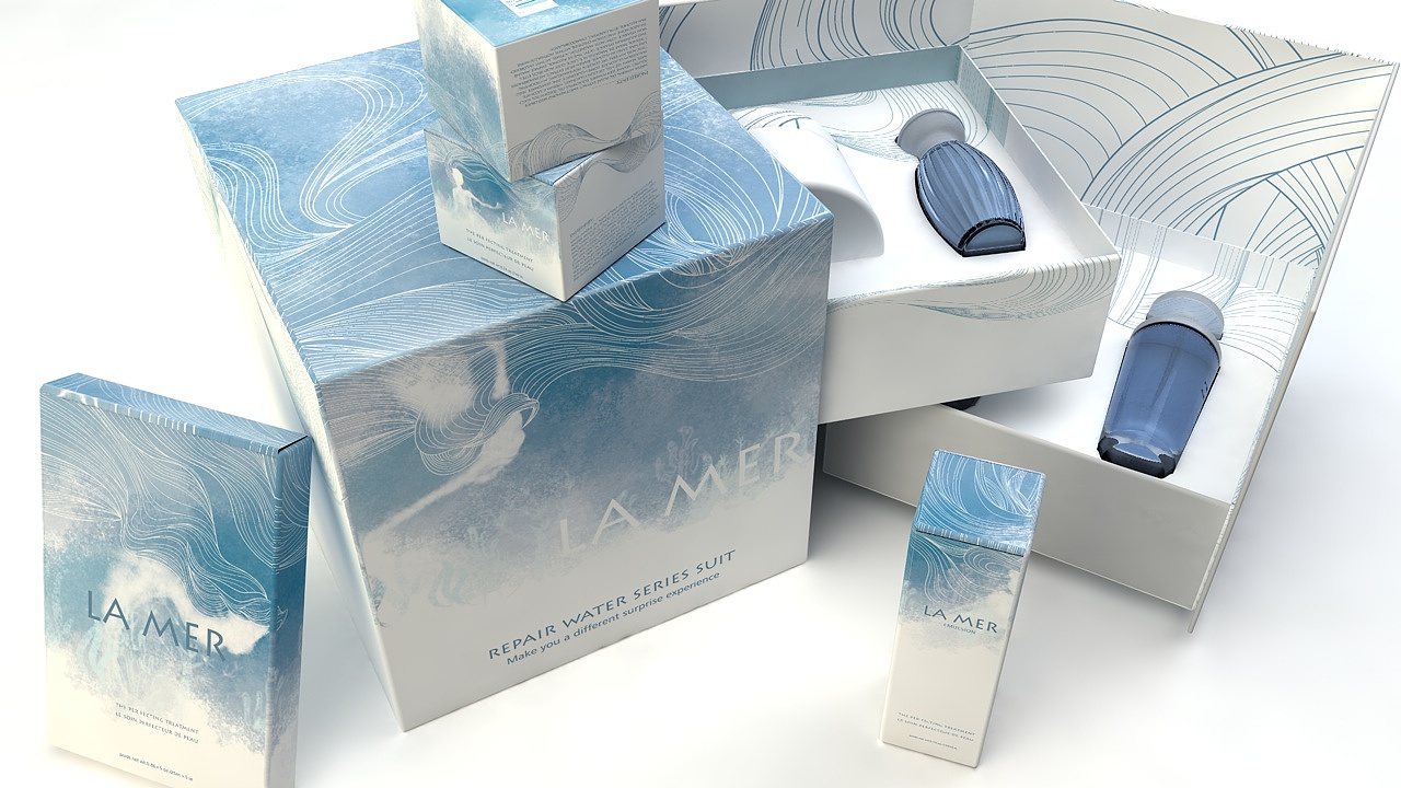 海蓝之谜包装设计图片