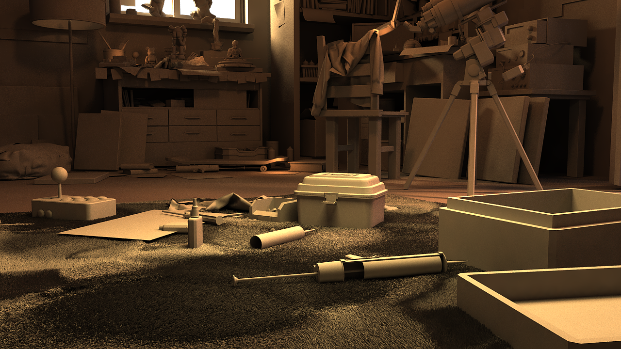 室内场景深入打光