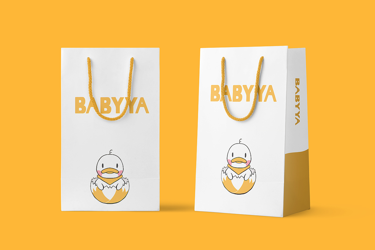 宝贝鸭-babyya（图ZMjU5ODA3NDA0） - Logo - 站酷设计师Cara_杨原创素材 - 站酷ZCOOL
