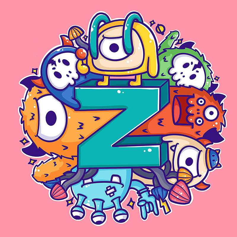 字母插画（图ZMjg0NzQ2ODg0） - 创作习作 - 站酷设计师柠檬小妖原创素材 - 站酷ZCOOL