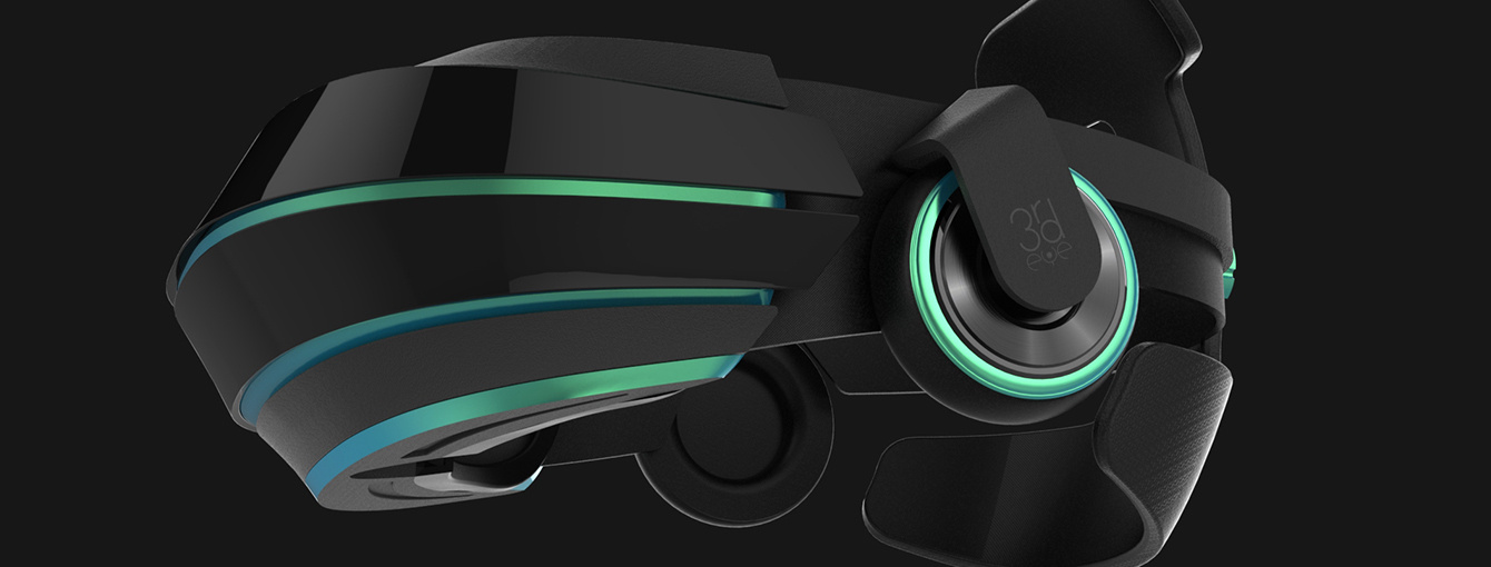 虚拟现实眼镜设计/3rd eye vr glasses design