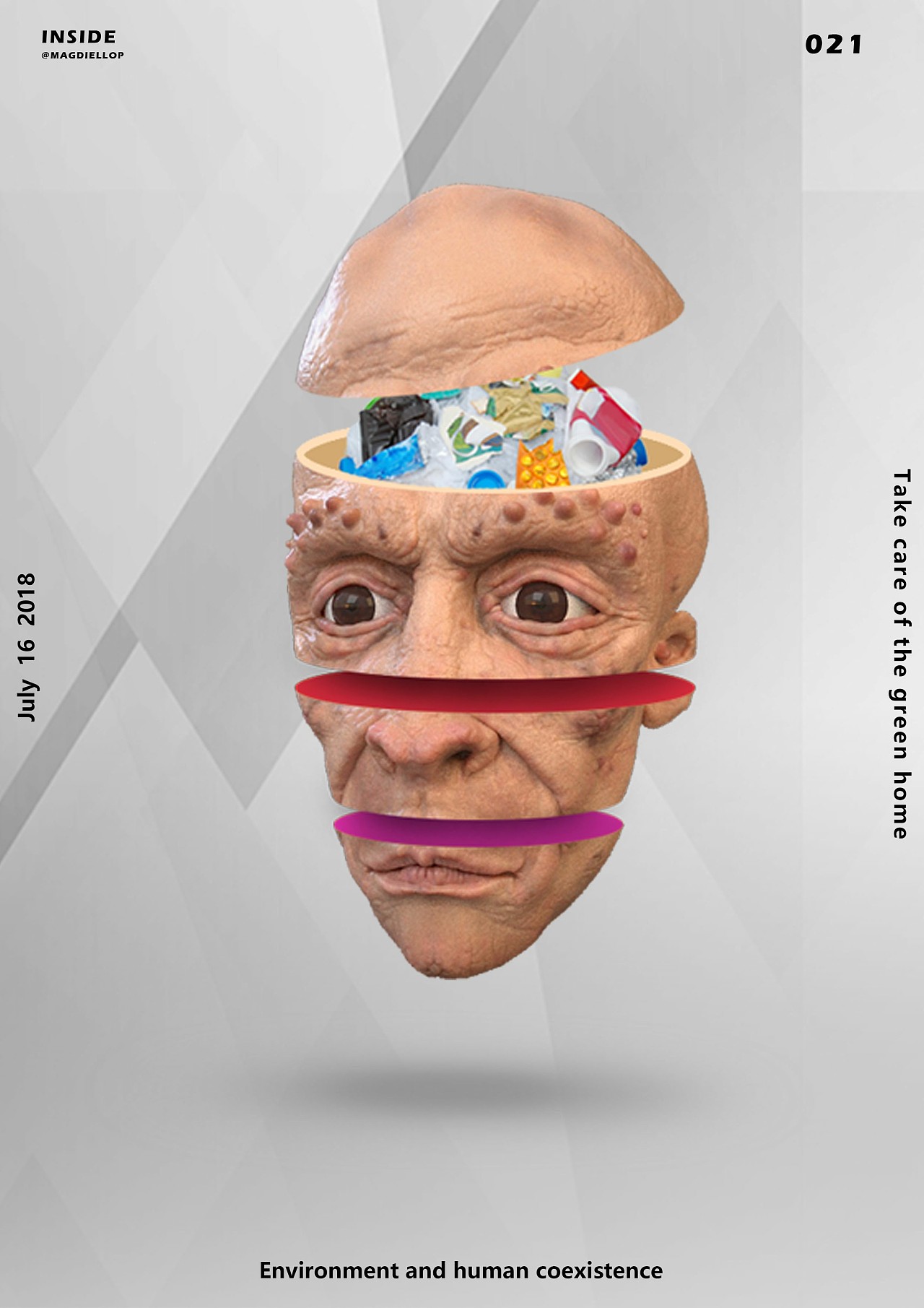 ps-创作练习|平面|海报|和自己赛跑的zy - 原创作品 - 站酷 (zcool)