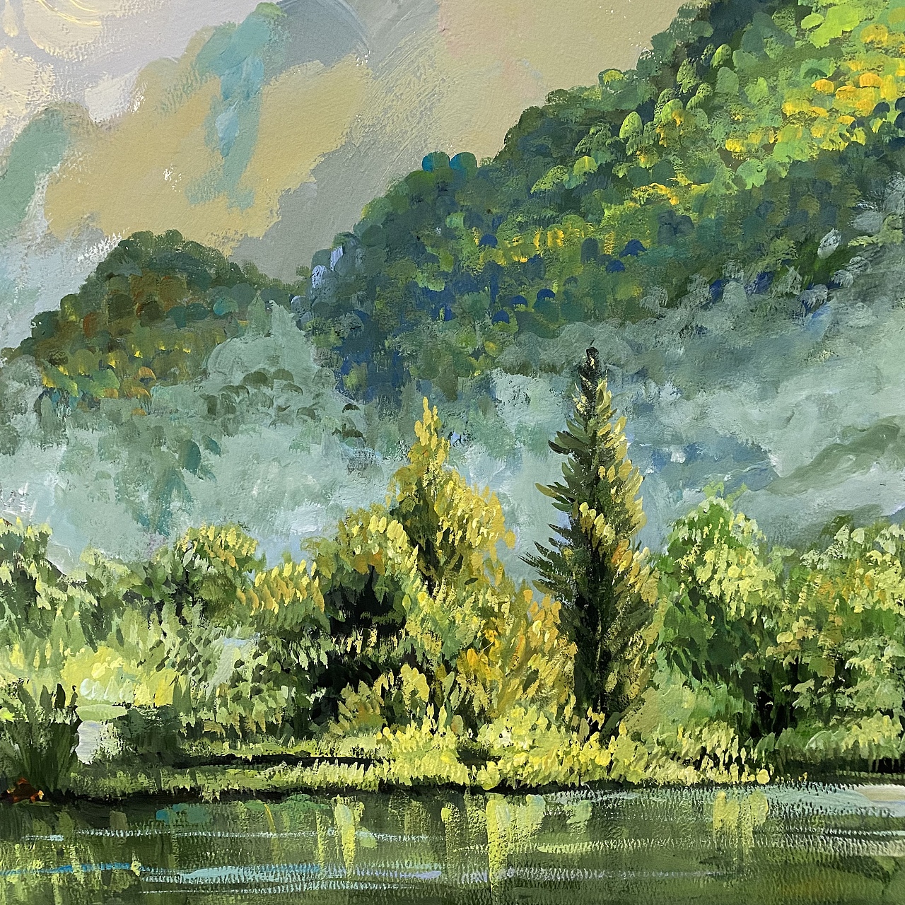 綠水青山（圖ZMjg2ODczNjE2） - 繪畫 - 站酷設計師starsssss原創(chuàng)素材 - 站酷ZCOOL