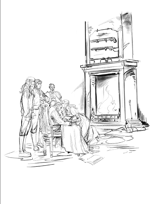 《呼啸山庄》草图|插画|商业插画|农夫山猫_原创作品-站酷zcool