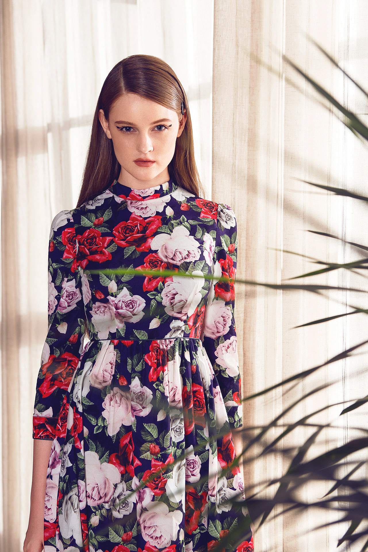 自由鸟女装平面广告修图