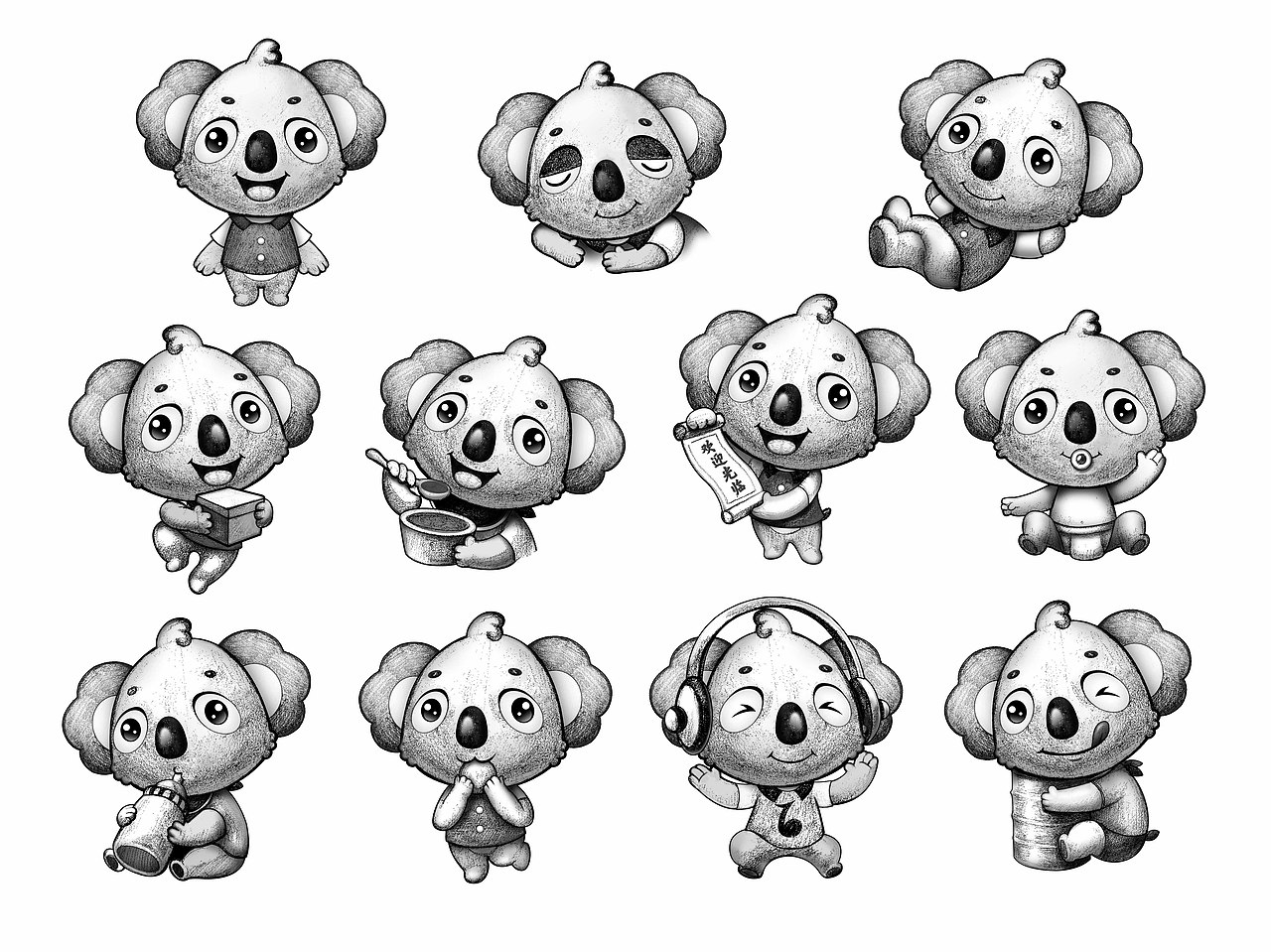 最近做的几款形象