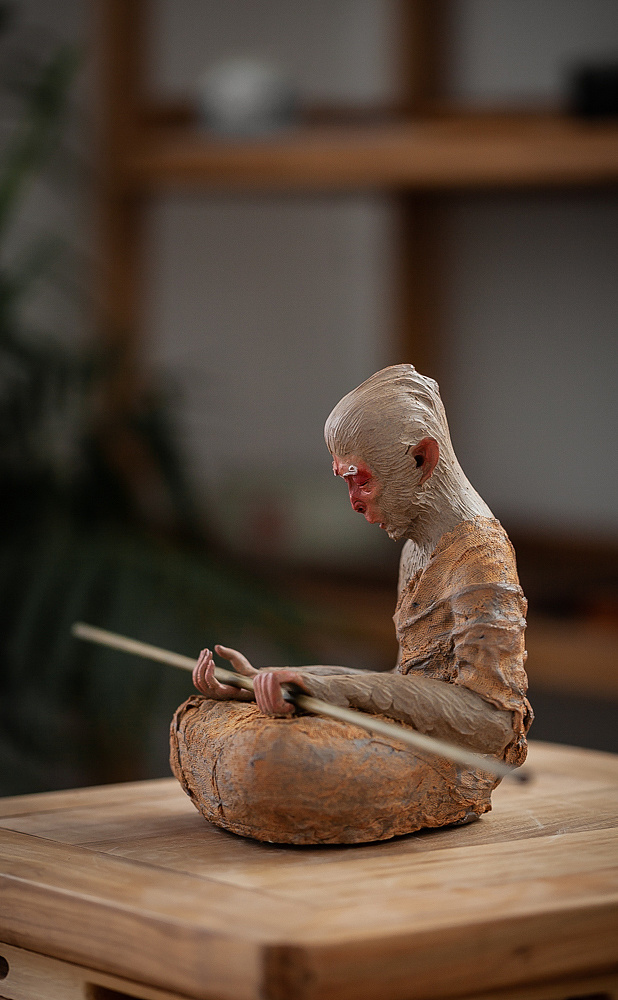 器十二齐天大圣斗战胜佛悟道陶瓷摆件