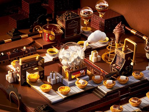 蛋挞工厂拍摄 | KFC​ X 蜗牛工作室SnailStudio