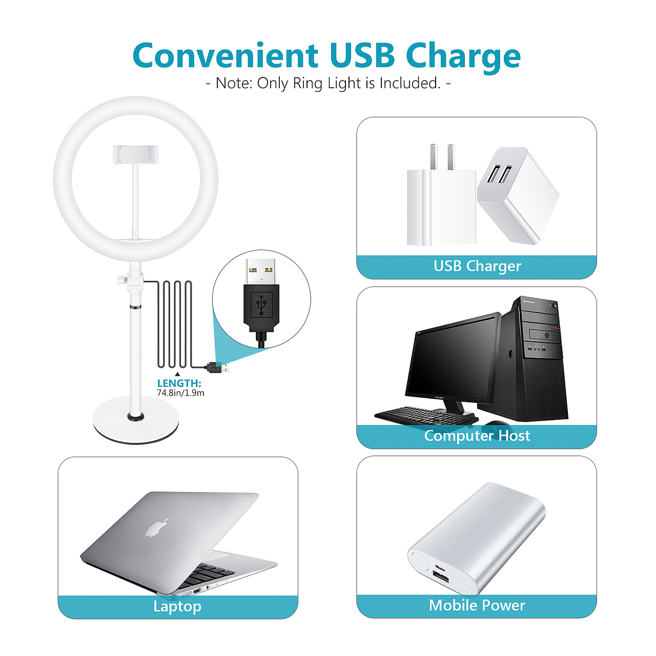 10寸 USB LED大号环形灯（白色）（图ZMTYyNjk4MjAw） - 电子产品 - 站酷设计师Finish灬辉原创素材 - 站酷ZCOOL