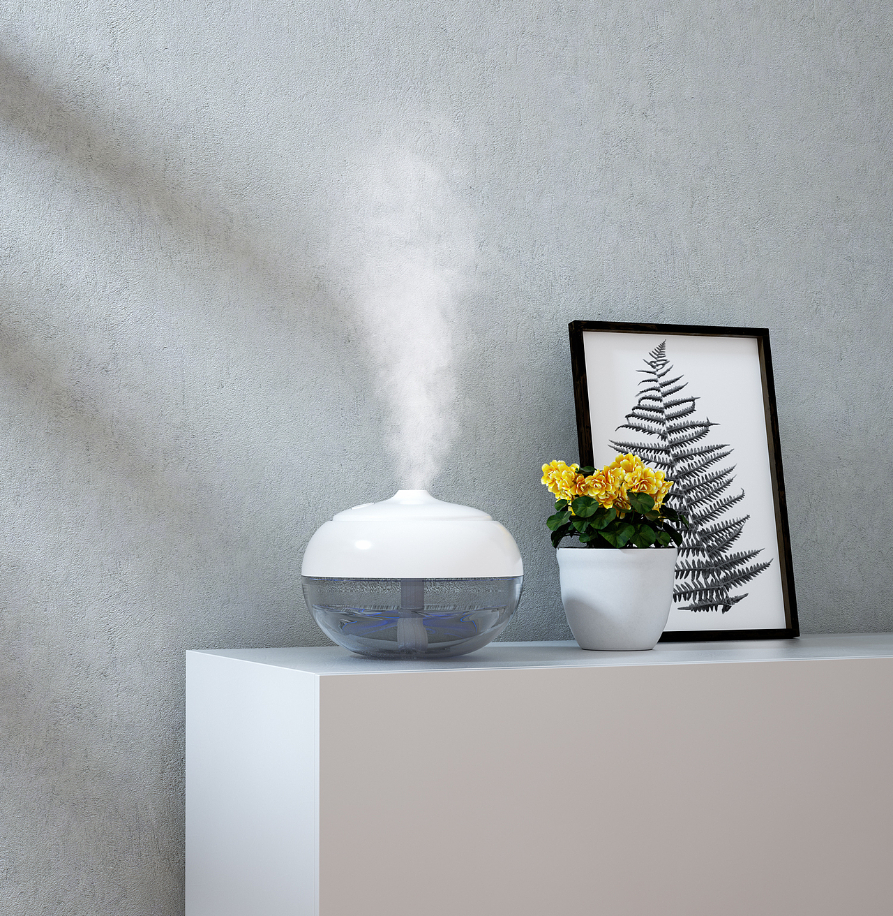 加湿器场景渲染