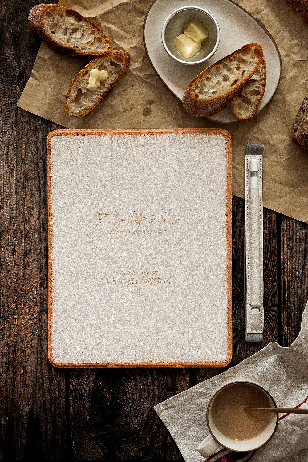 面包创意IPAD保护套手机壳产品拍摄