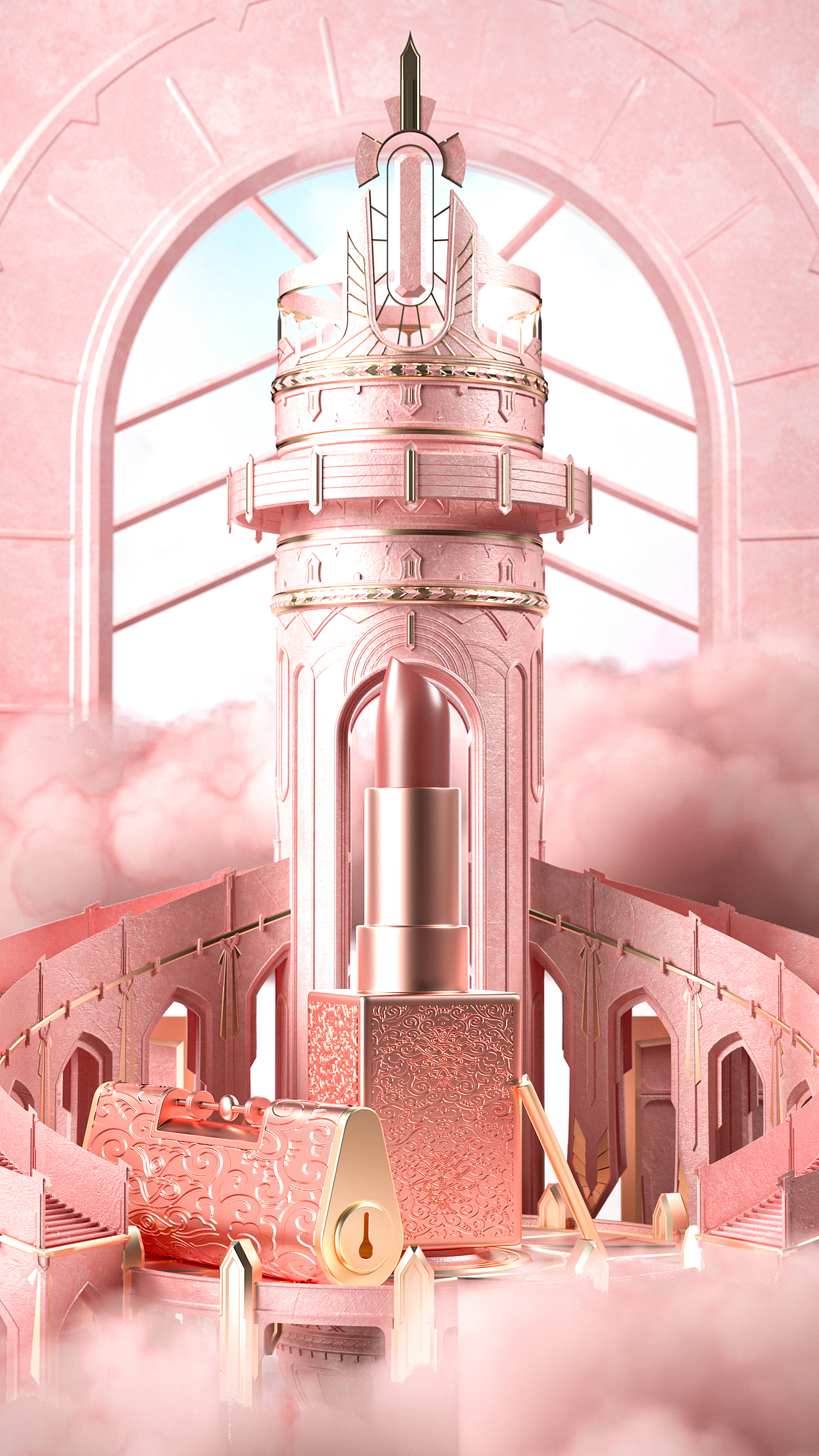 C4D三维建模渲染练习