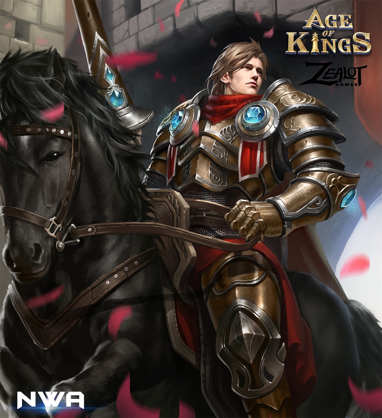 NWA 2015年为游戏《AGE OF KINGS》绘制的插图。主笔 OliverLiu 以及NWA