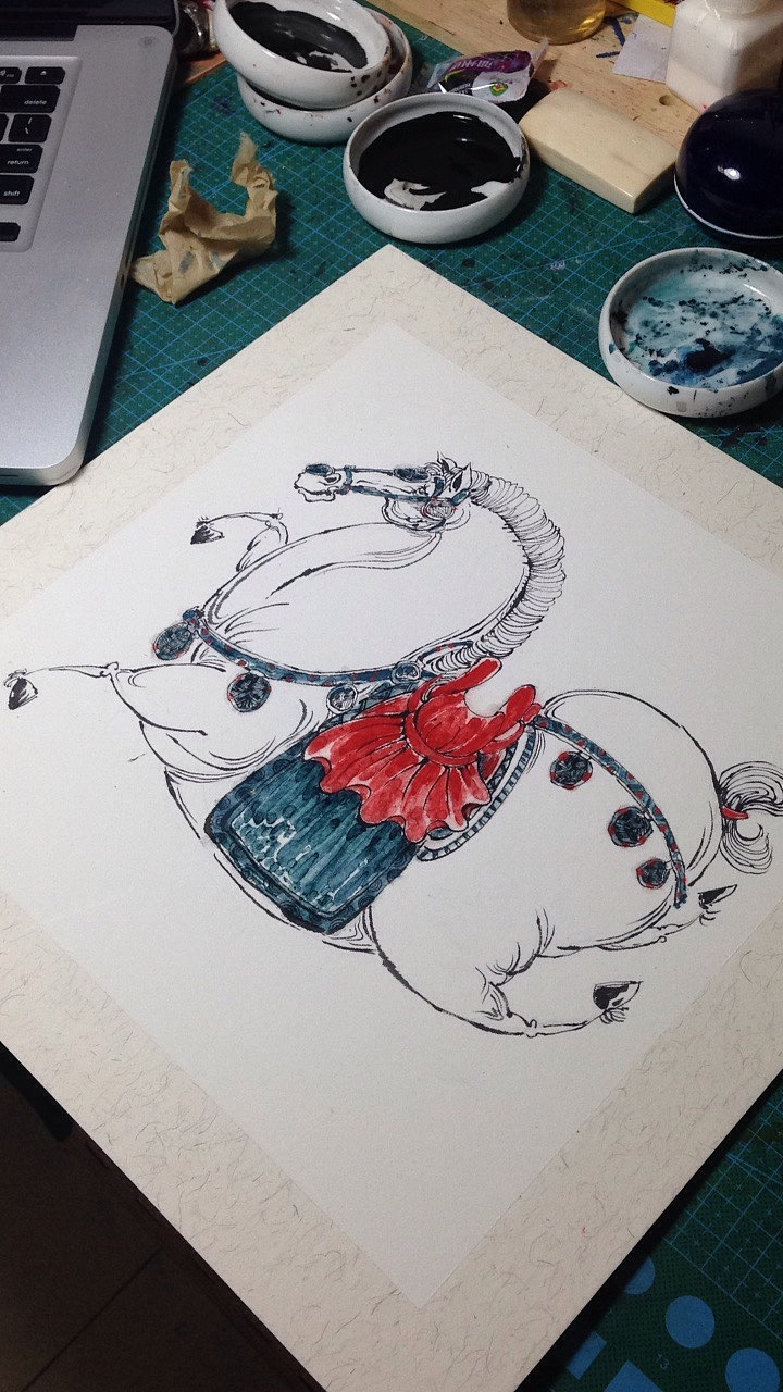 【上善凡品】，随笔小品｛黄骠马｝，