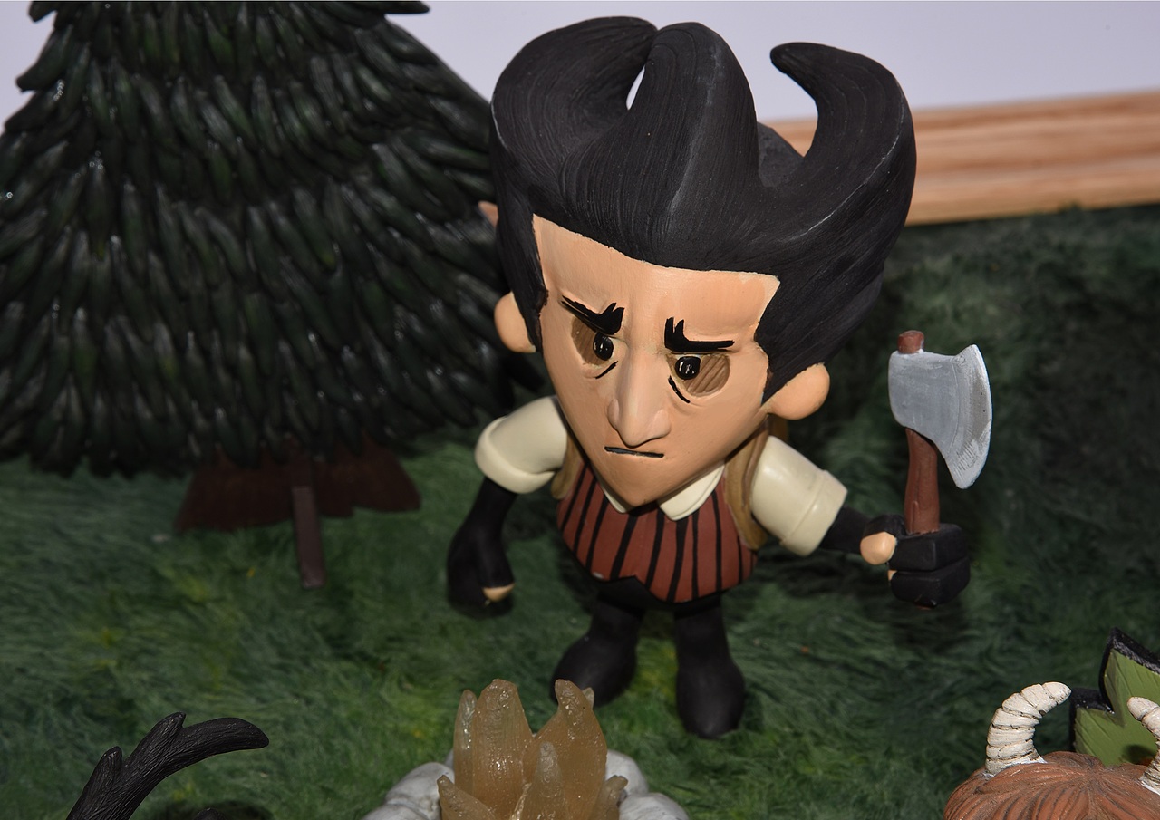 饥荒游戏场景模型手办