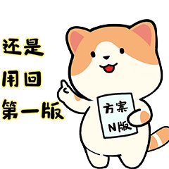 微信表情-甜品猫日常【职场篇】表情上线啦!!!