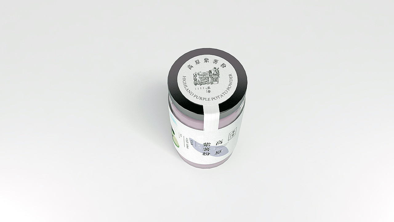 紫薯粉包装设计