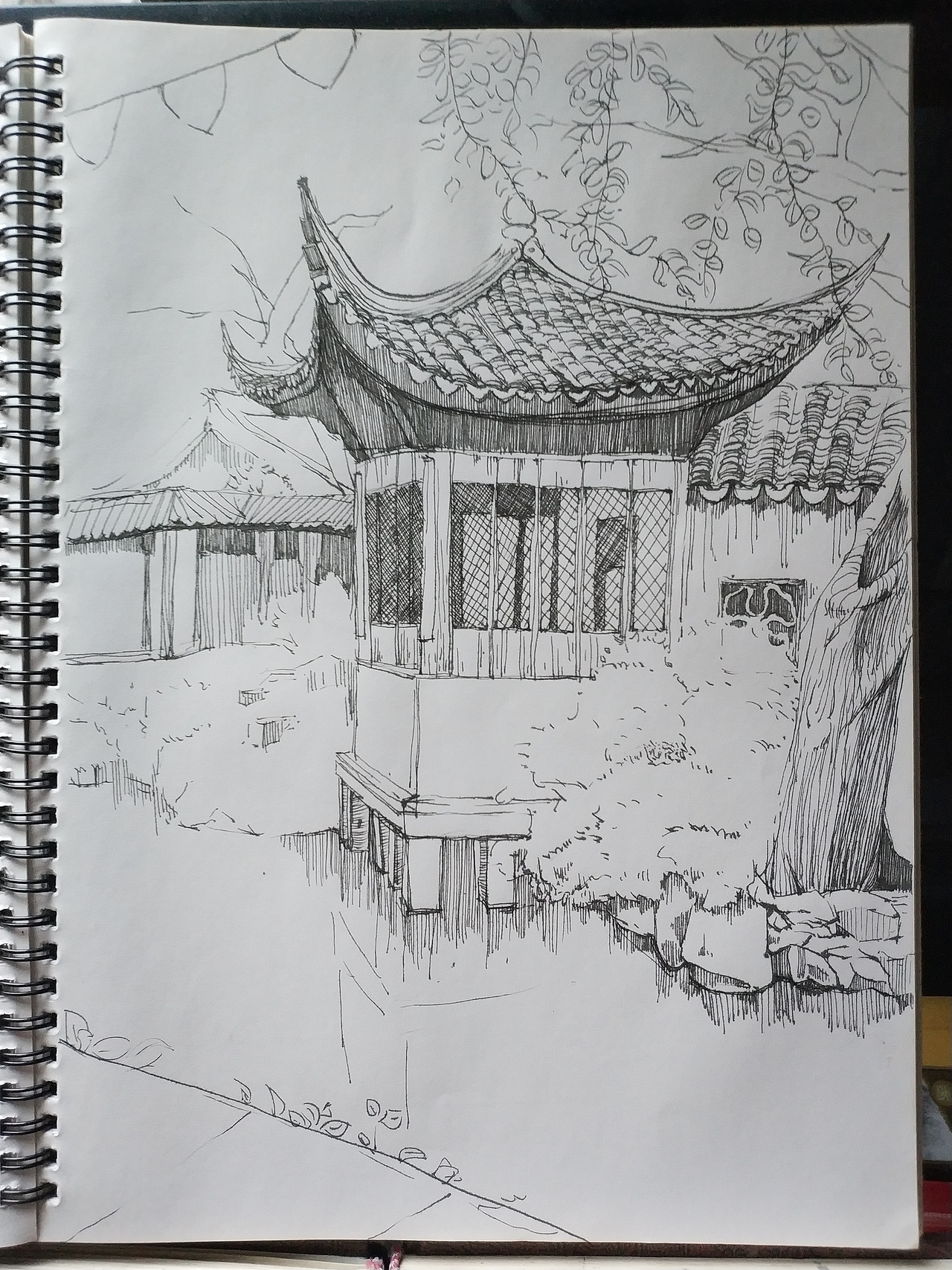 疫情期间的速写。