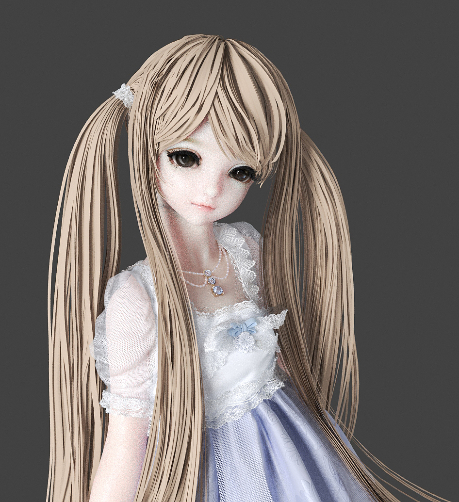 3dmax卡通人物一只