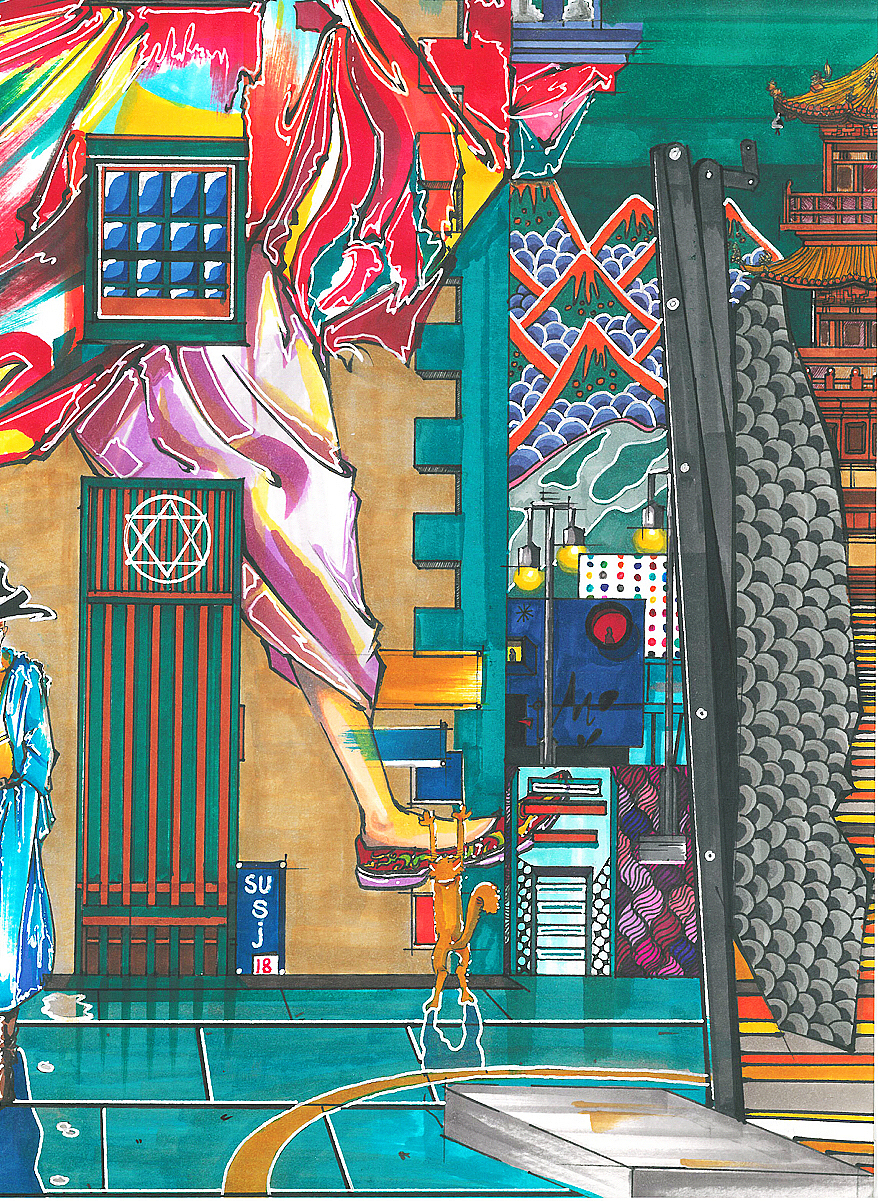 原创｜插画：《走· 城 Show》