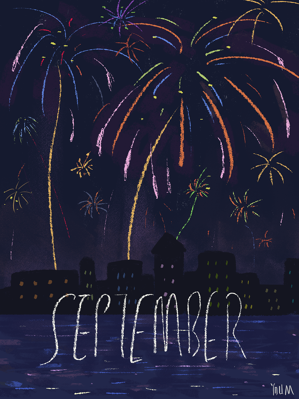 九月（图ZMjIzMTgyNDYw） - 商业插画 - 站酷设计师YOUM有木原创素材 - 站酷ZCOOL