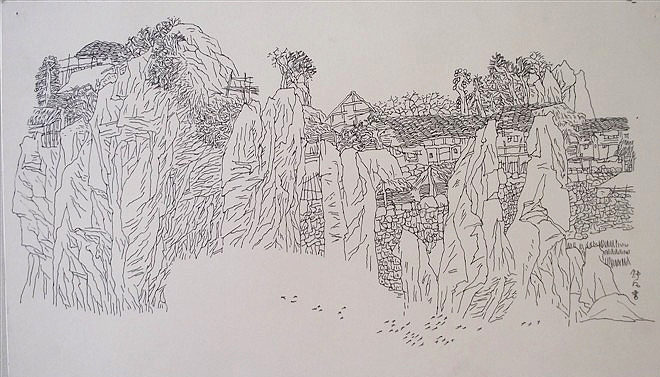 风景速写：那些心细的岁月（图ZMTU3MjczMjQ=） - 绘画 - 站酷设计师舒凡原创素材 - 站酷ZCOOL