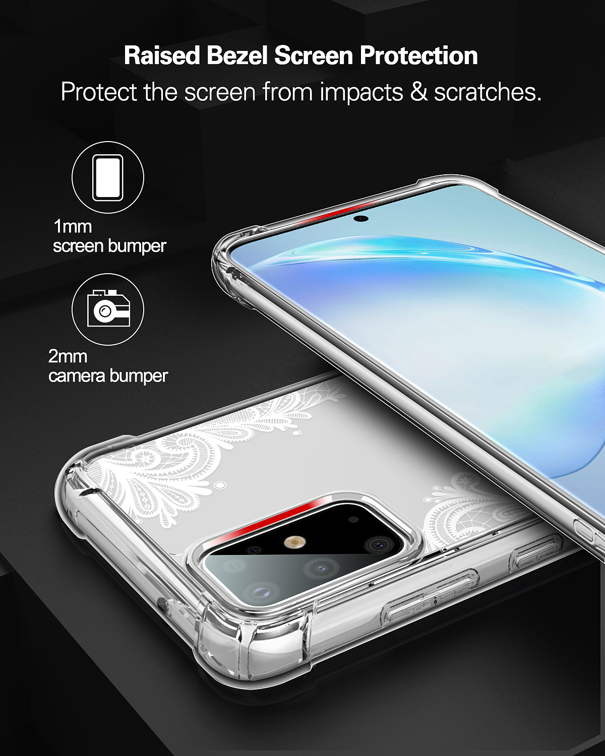 三星S11四角防摔透明壳