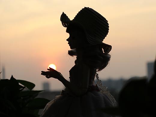 BJD【花花姑娘·倒影】阳光把你的影子，印入我的心房