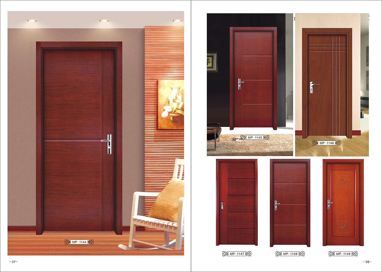 设计木门生态门图册制作定制实木门现代轻奢木门画册