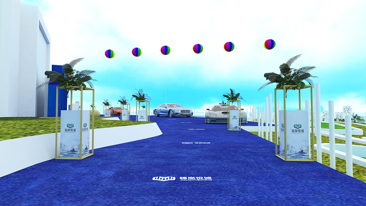 营销中心开放活动效果图及执行（锦岚悦城）（图ZMjA1NTcwNjk2） - 场景 - 站酷设计师放狼的小羊原创素材 - 站酷ZCOOL