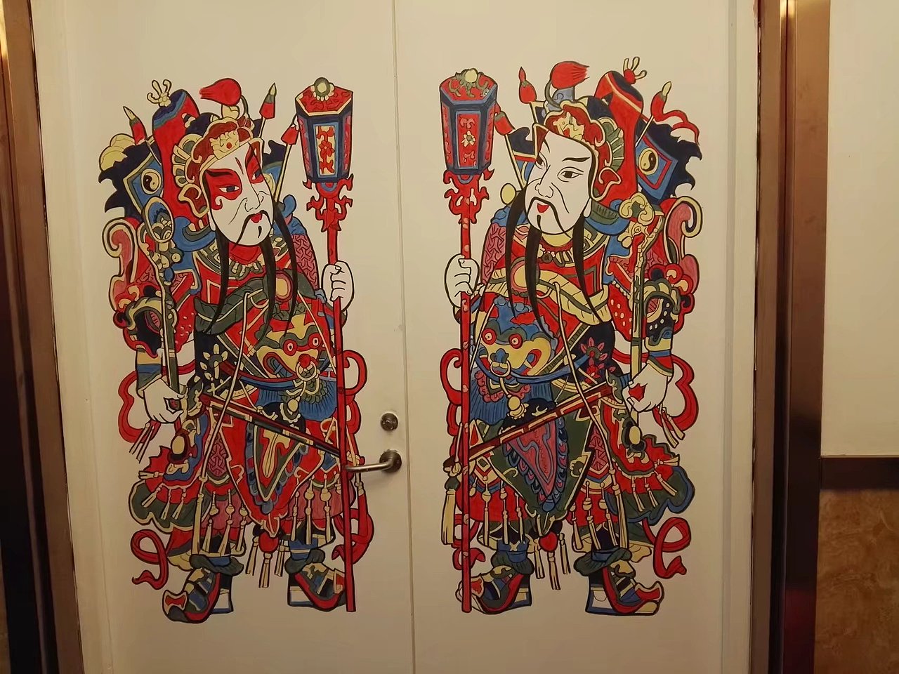 手绘门神一组（图ZOTA4NzM3NDQ=） - 展陈设计 - 站酷设计师724779629原创素材 - 站酷ZCOOL