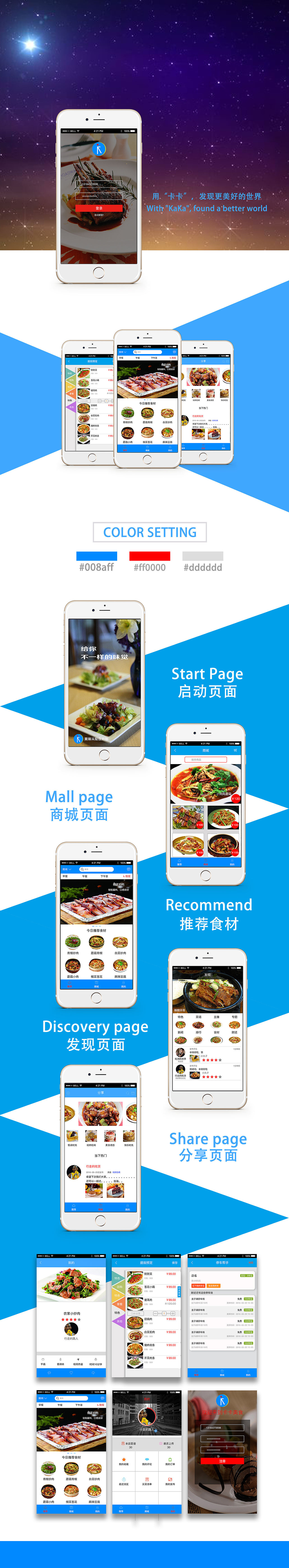 点餐APP（图ZNTc4OTYxMzY=） - APP界面 - 站酷设计师孤独夜里的小狼原创素材 - 站酷ZCOOL